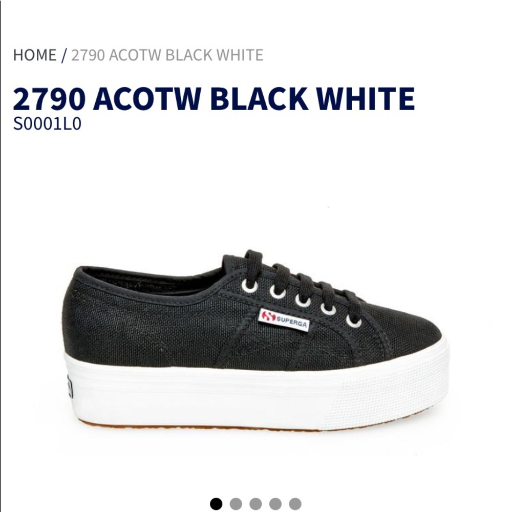 SUPERGA PLATFORM SNEAKERS
